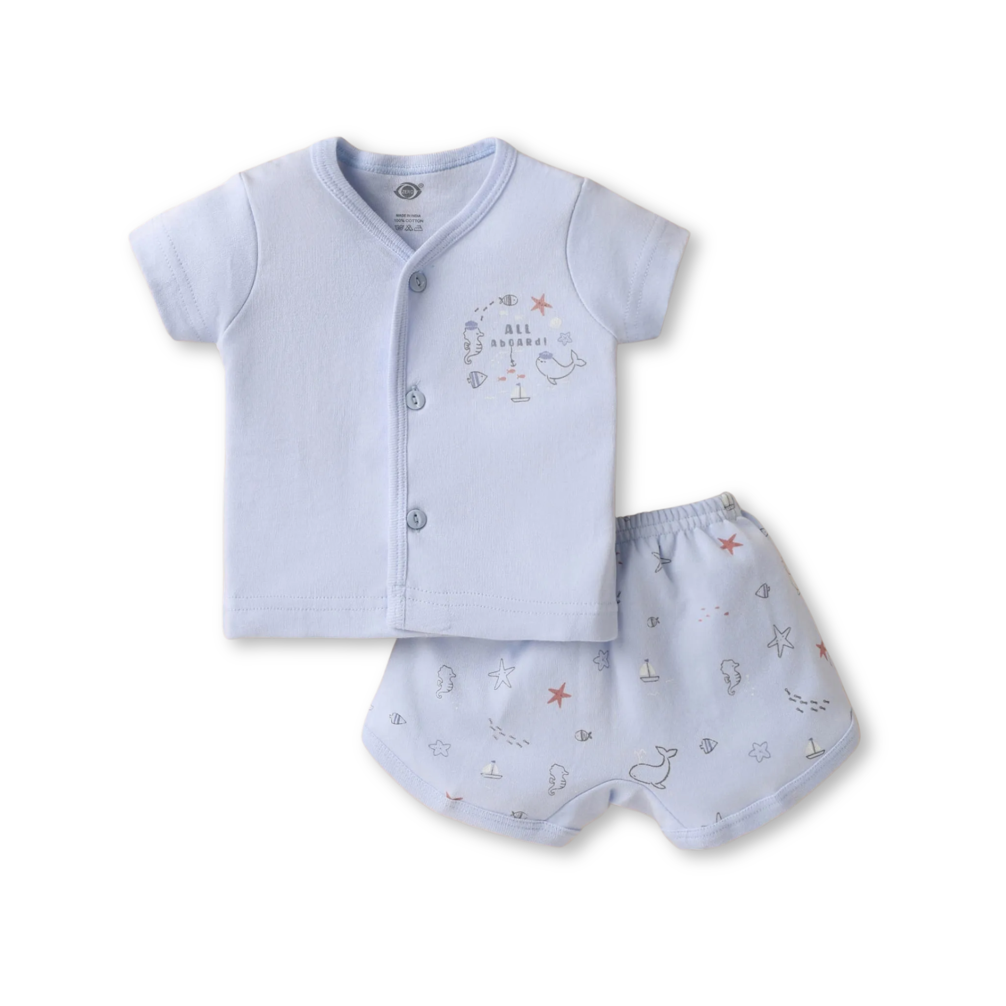 Cotton Half Sleeve Set