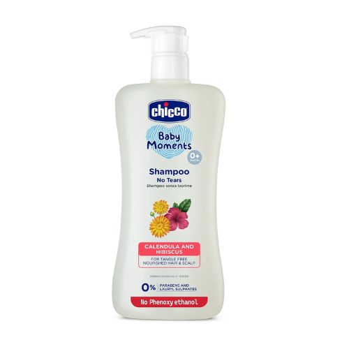 Chicco Baby Shampoo with Calendula & Hibiscus | Mild, Tear-Free Shampoo for Babies