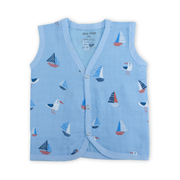 Muslin Button Type Jablas | Muslin Front Button Top For Babies