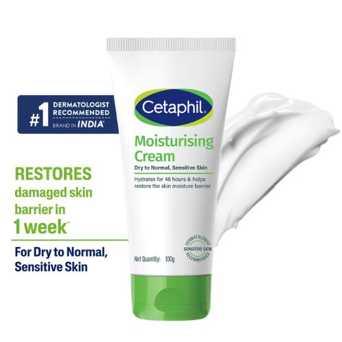 Cetaphil Moisturising Cream for Dry to Very Dry Sensitive Skin | Dermatologist Recommended