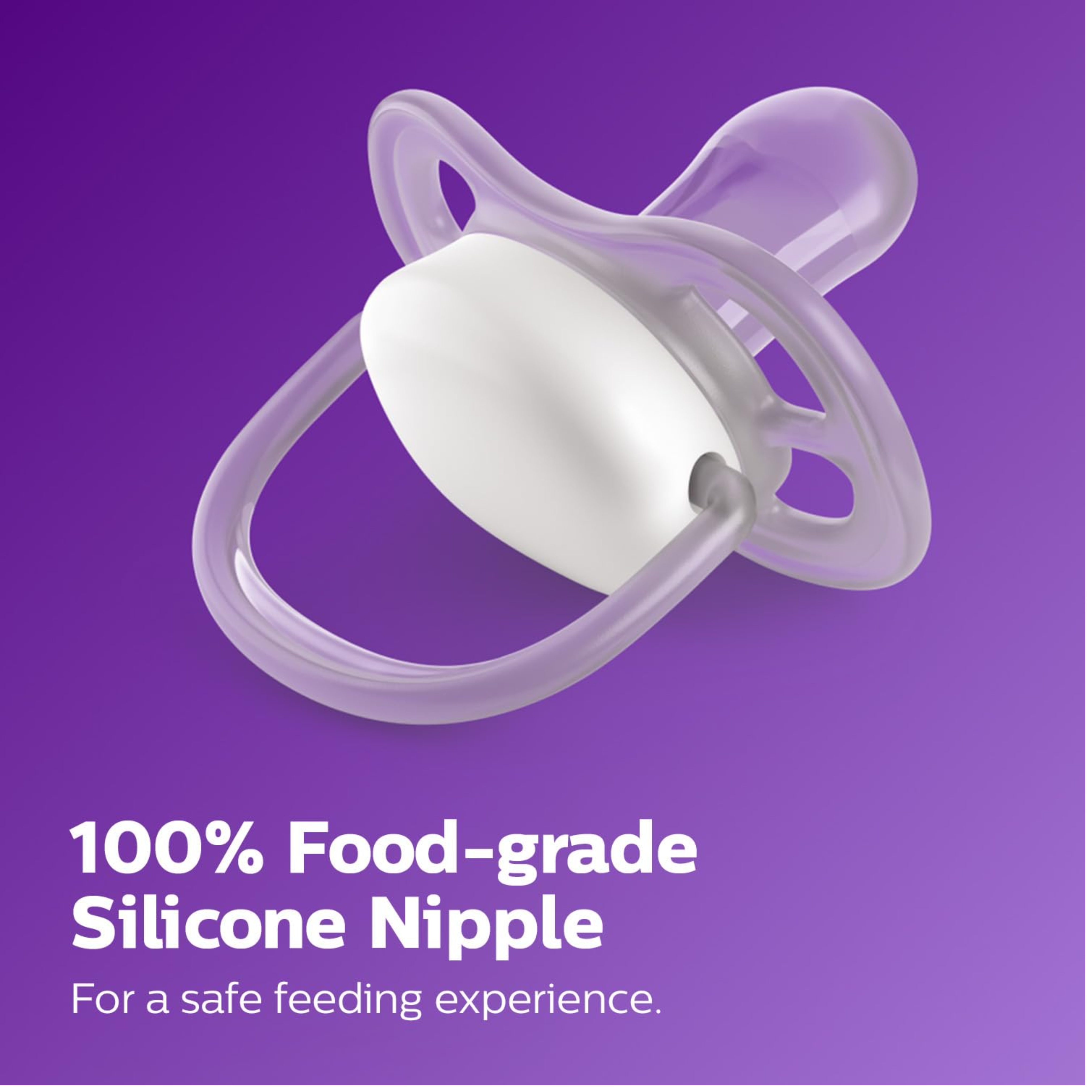 Philips Avent Ultra Air Baby Soother 0-6 Months | Lightweight Breathable Pacifier for Newborn Babies | BPA Free Silicone Nipple (Pack of 2)