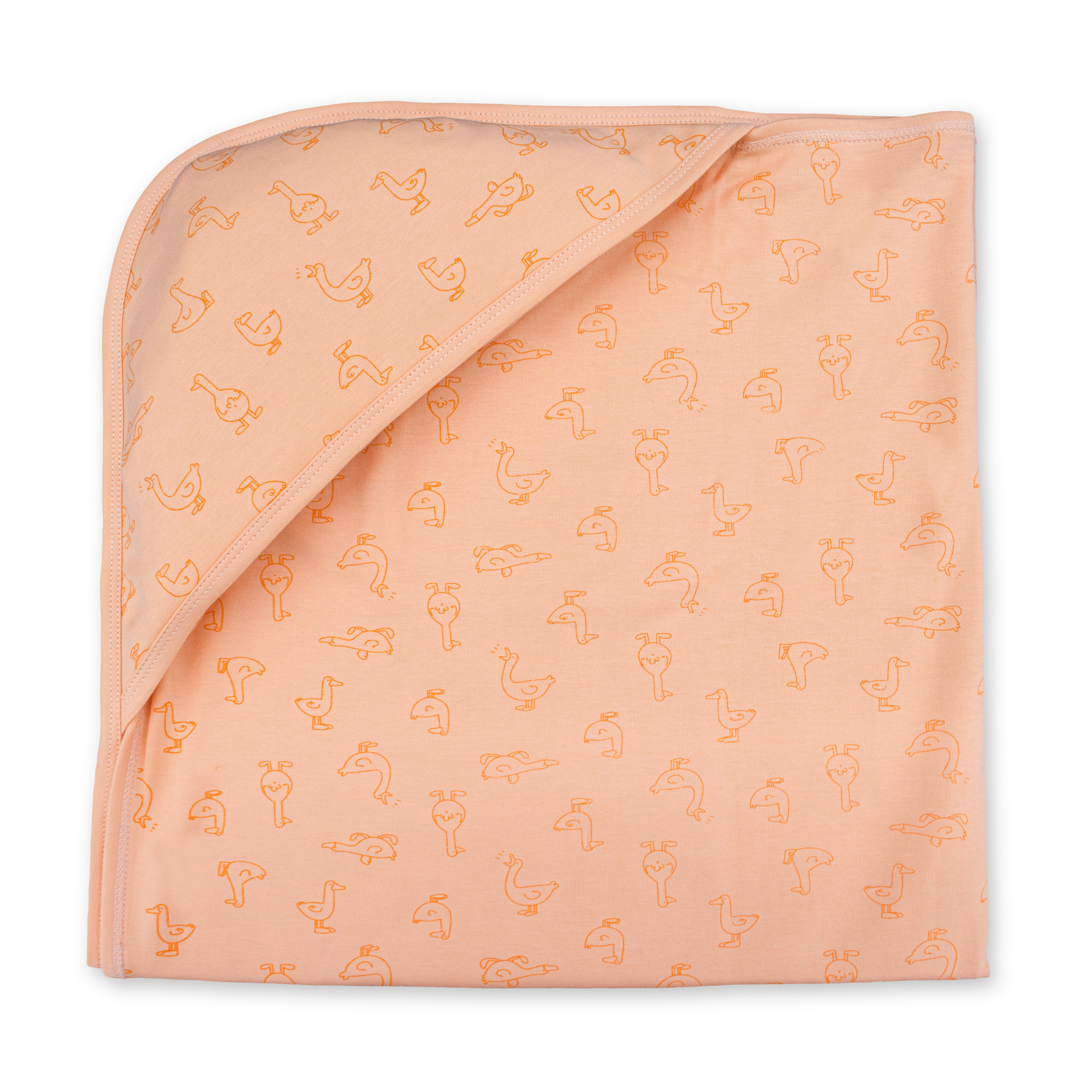 Baby Hooded Towel Cotton 70x70 cm – Soft & Absorbent Newborn Bath Towel with Hood | Gentle, Skin-Friendly & Quick Dry