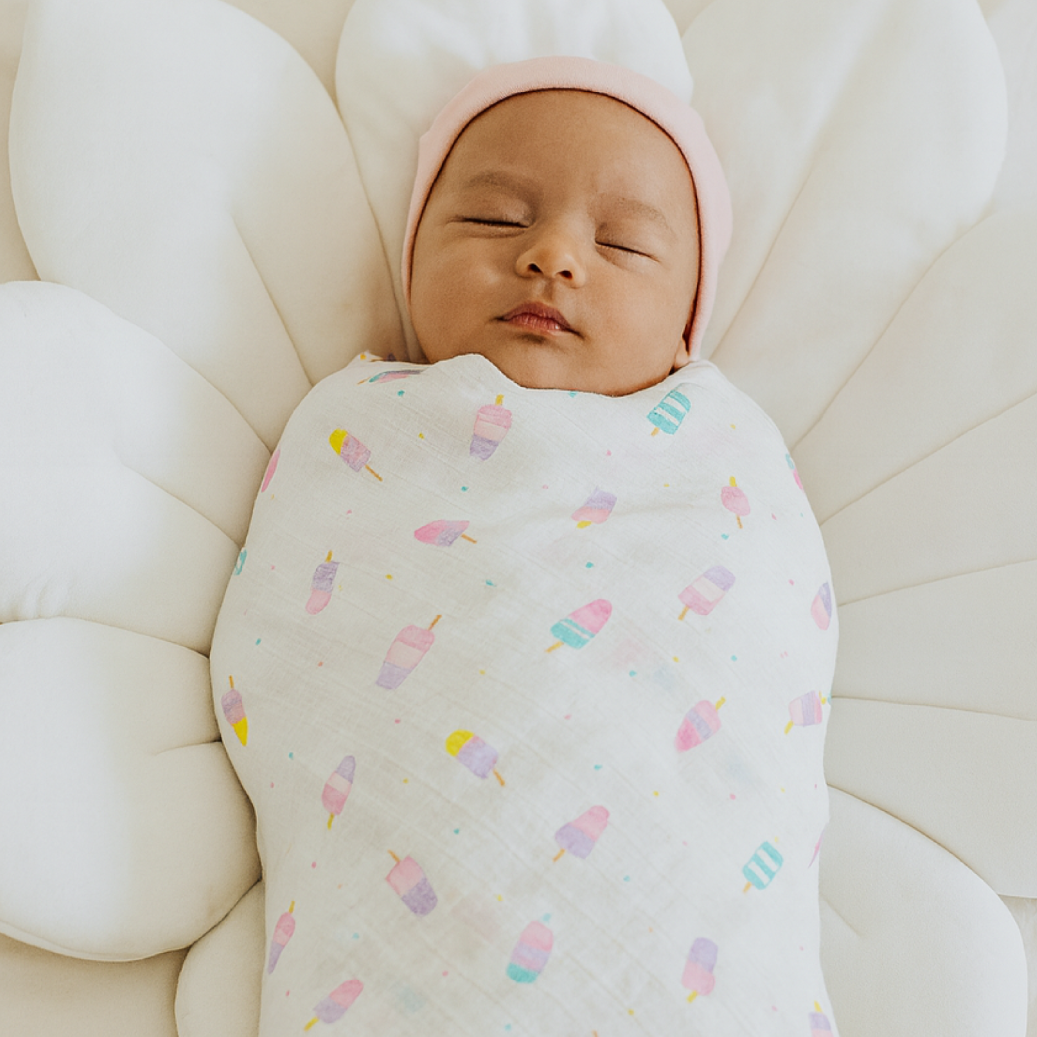 Organic 100% Cotton Baby Muslin Swaddle Cloth | Ultra-Soft & Breathable | 110×110 cm | Newborn–12 Months | Pack of 1 (Copy) (Copy) (Copy) babee D