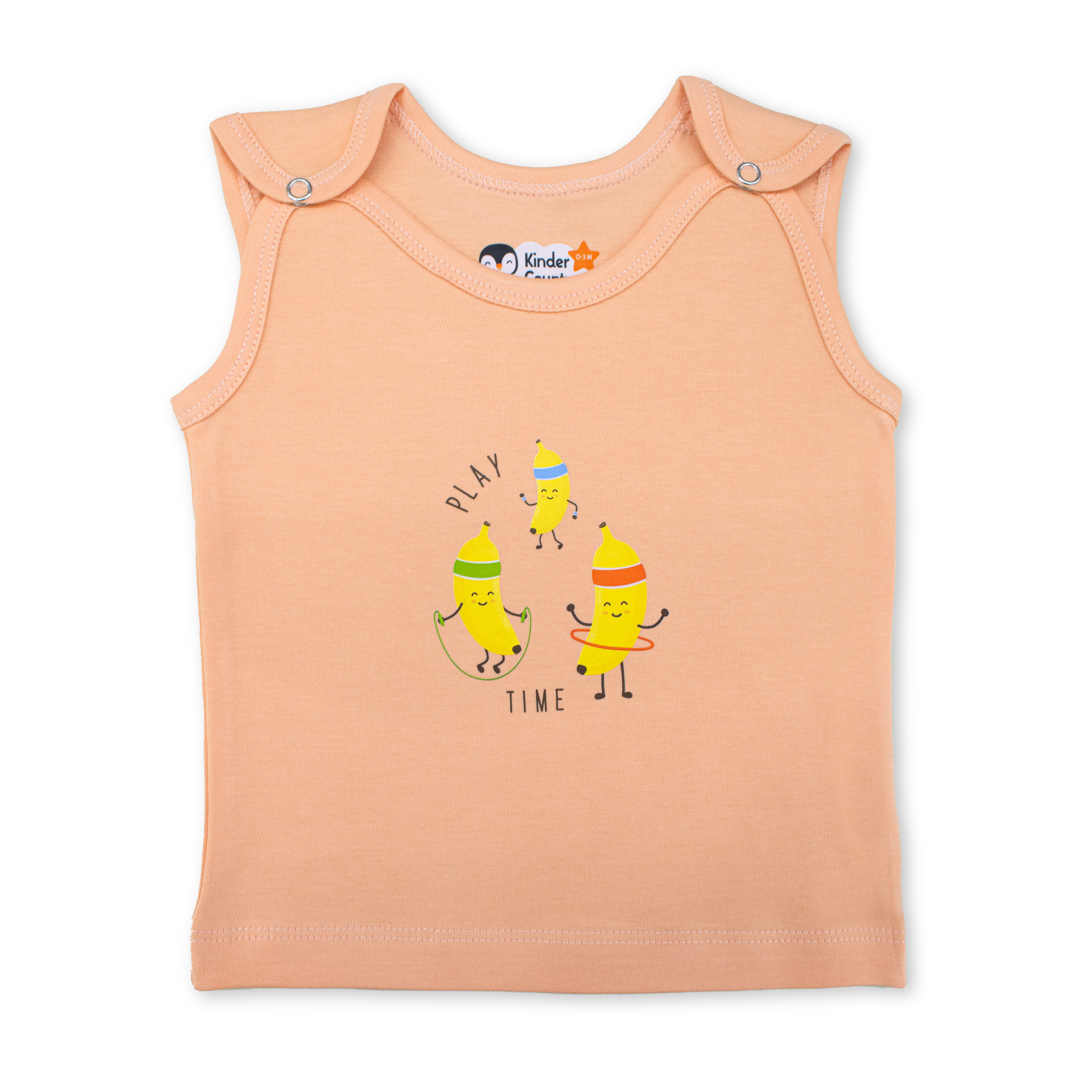 Shoulder Button Jablas for Baby | 100% Organic Cotton Top for Newborns & Infants | Soft & Breathable Baby Wear