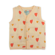 Muslin Button Type Jablas | Muslin Front Button Top For Babies