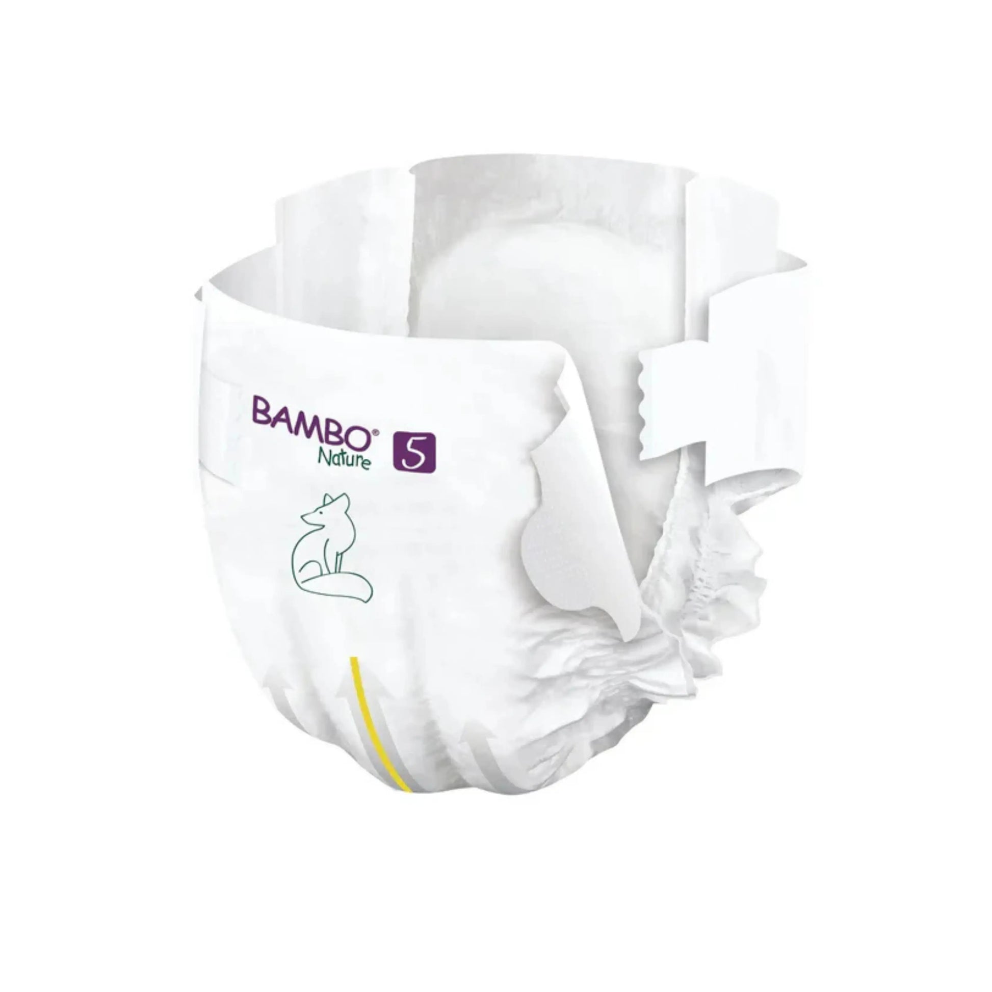 Bambo Nature Monthly Box - Skin Friendly Tape Style Diapers (size - 5) - Extra Large ( Pack Of 6 ) Giggles Funskool