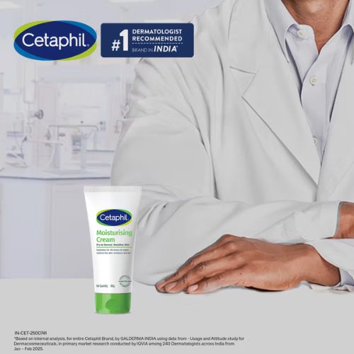 Cetaphil Moisturising Cream for Dry to Very Dry Sensitive Skin | Dermatologist Recommended