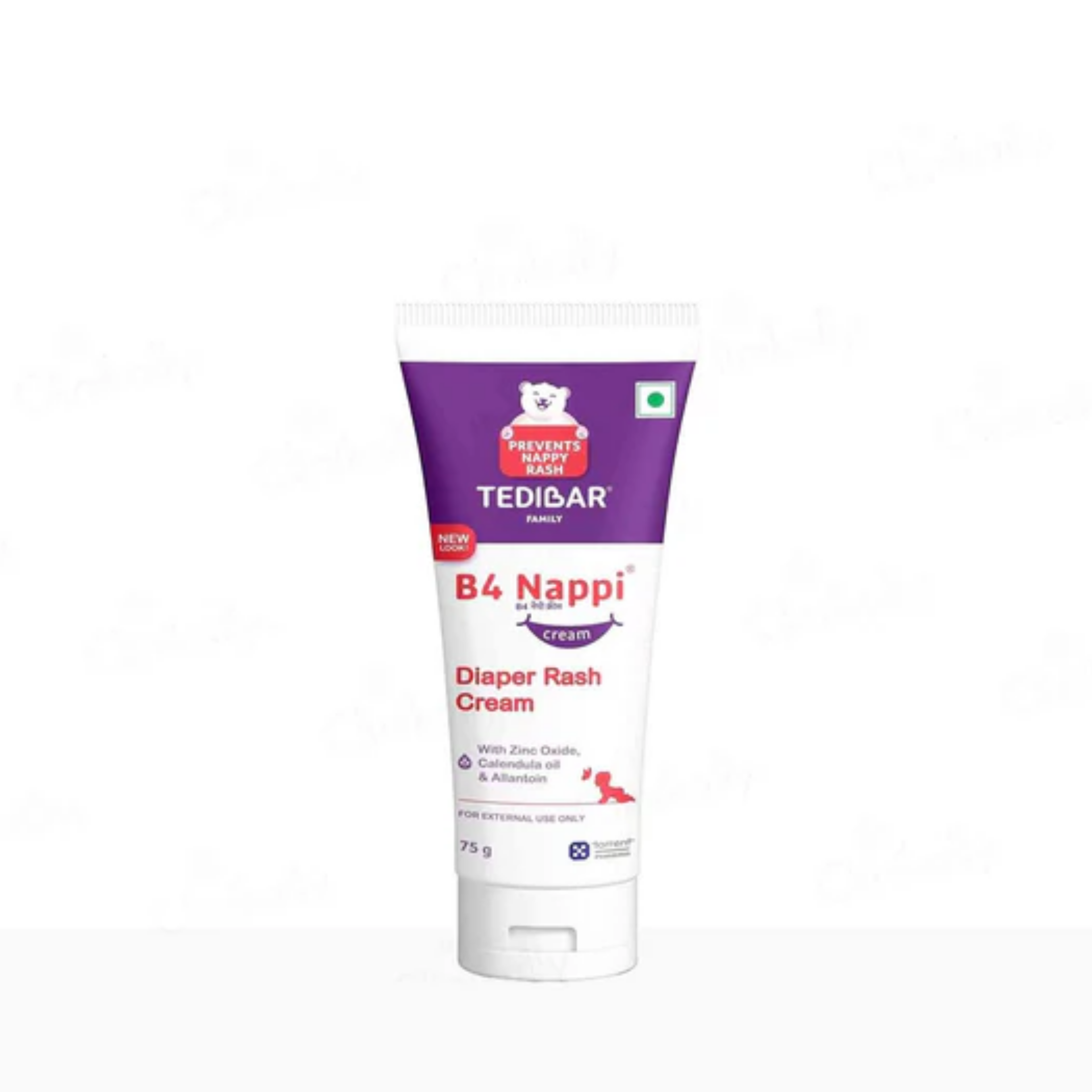 B4 Nappi Diaper Rash Cream | Gentle Protection & Soothing Care for Baby Diaper Rash | Moisturizing & Skin Barrier Cream