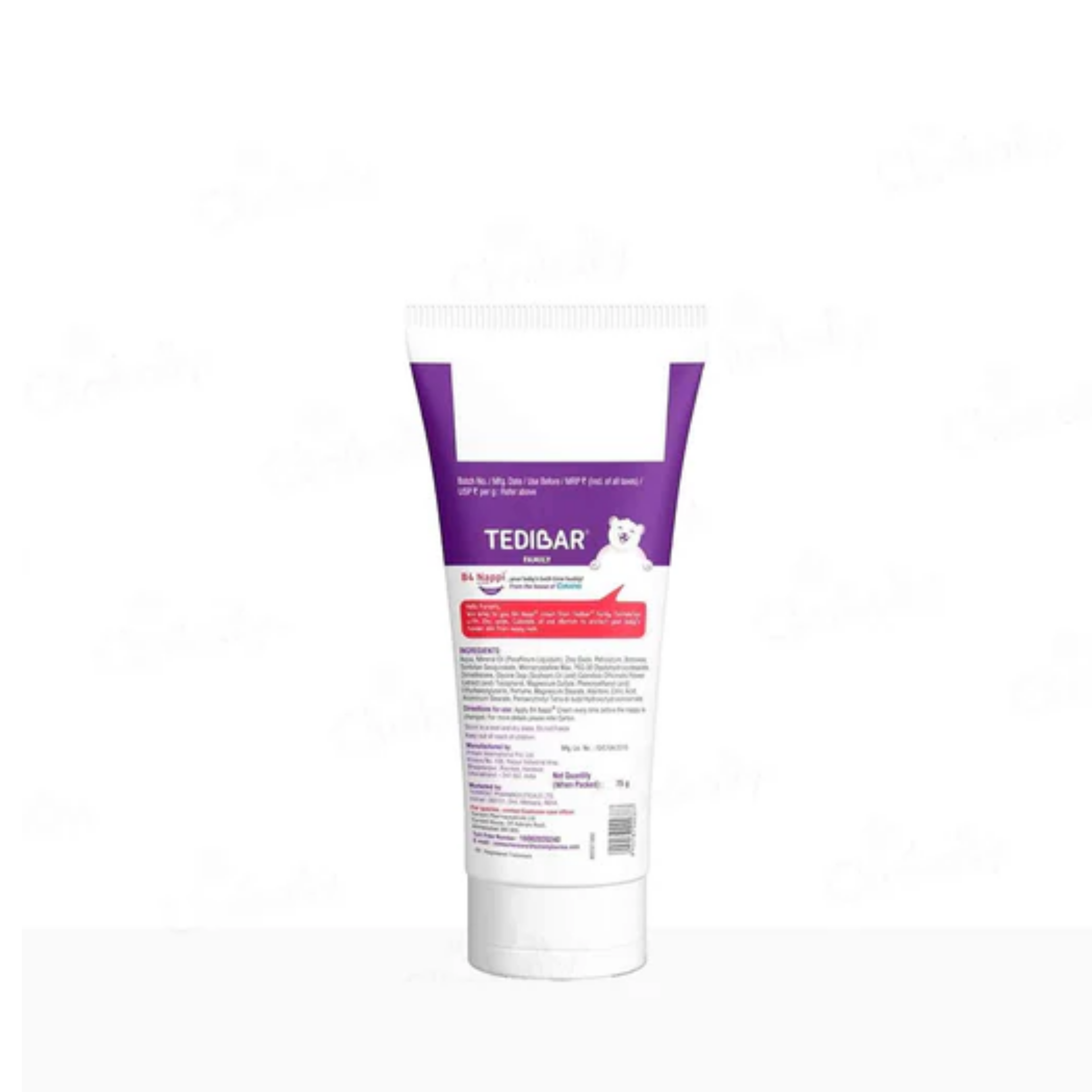 B4 Nappi Diaper Rash Cream | Gentle Protection & Soothing Care for Baby Diaper Rash | Moisturizing & Skin Barrier Cream