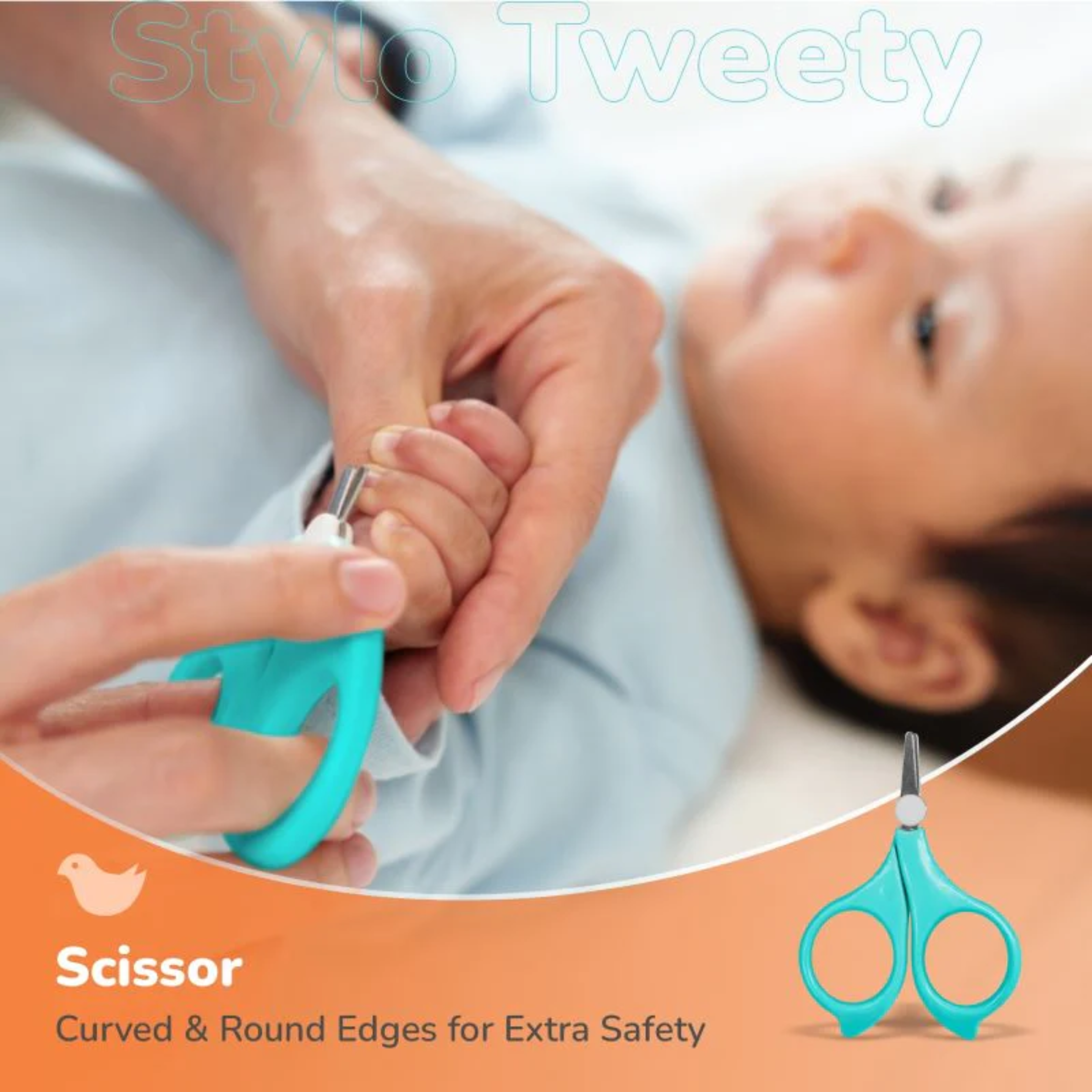 Newborn Baby Grooming Kit – Infant Care Set with Nail Cutter, Nail Filer, Scissor & Tweezer | Safe & Gentle Baby Hygiene Essentials