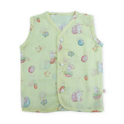Mul Mul Cotton Front Button Baby Top|Muslin Button Type Jablas for Newborn Babies