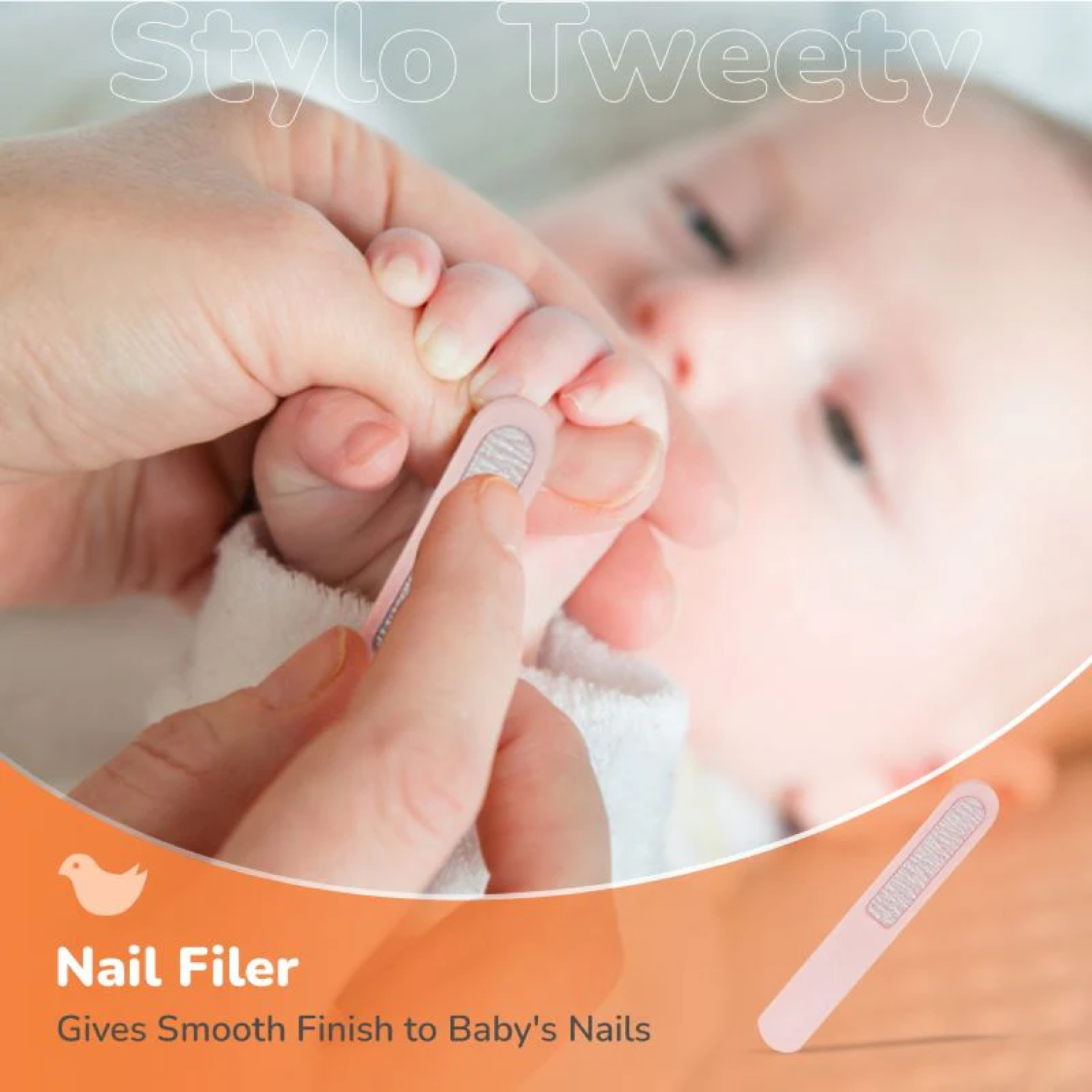 Newborn Baby Grooming Kit – Infant Care Set with Nail Cutter, Nail Filer, Scissor & Tweezer | Safe & Gentle Baby Hygiene Essentials