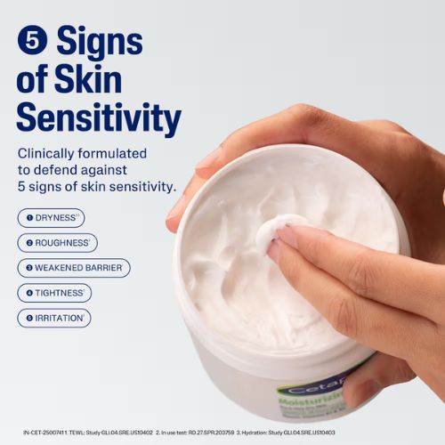 Cetaphil Moisturising Cream for Dry to Very Dry Sensitive Skin | Dermatologist Recommended