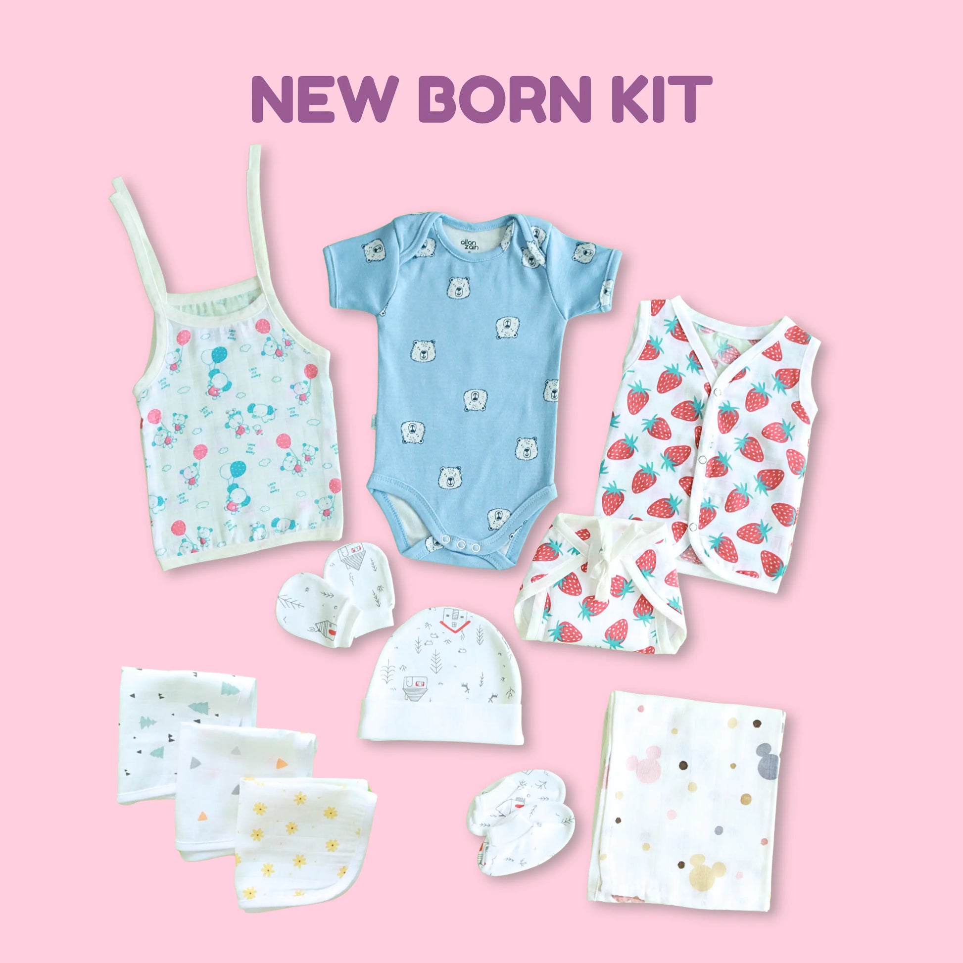 New Born Kit - (Pack of 13) babee D