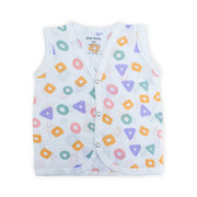 Muslin Button Type Jablas | Muslin Front Button Top For Babies