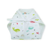 Printed Muslin Nappies for Baby | Soft & Breathable Cotton Reusable Cloth Diapers | Washable Langot for Newborns & Infants