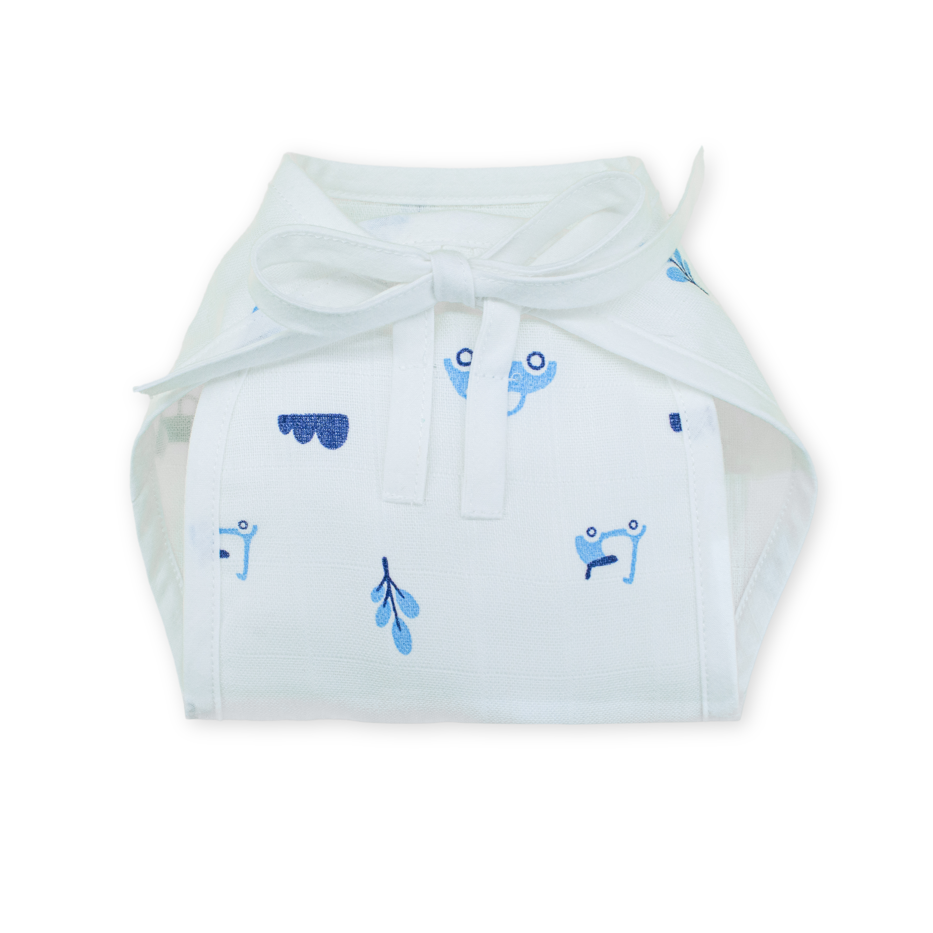 Printed Muslin Nappies for Baby | Soft & Breathable Cotton Reusable Cloth Diapers | Washable Langot for Newborns & Infants