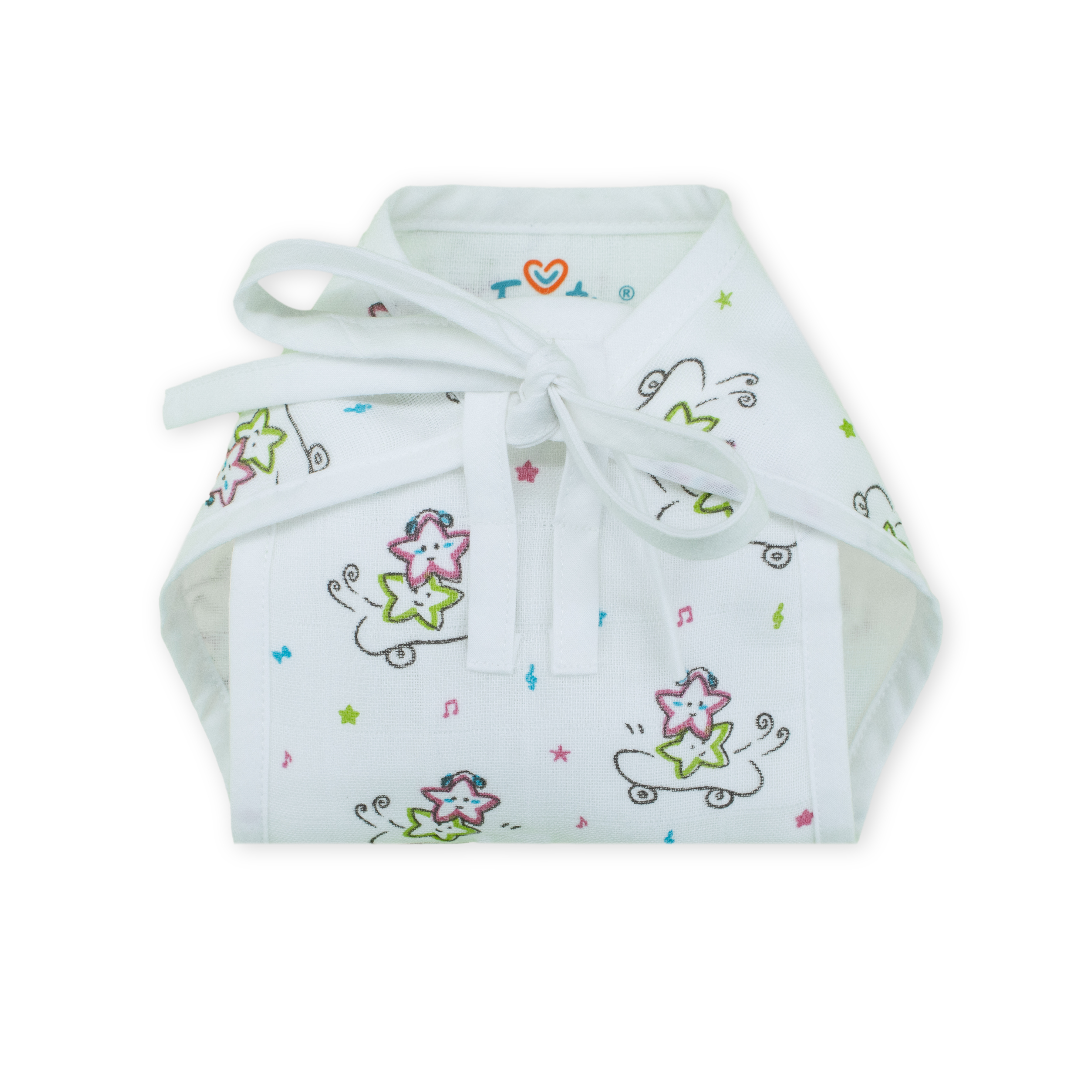 Printed Muslin Nappies for Baby | Soft & Breathable Cotton Reusable Cloth Diapers | Washable Langot for Newborns & Infants