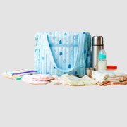 Premium Muslin Diaper Bag for Moms – Soft Cotton Baby Travel Bag with Multiple Compartments, Lightweight Maternity Tote for Newborn Essentials, Stylish & Washable