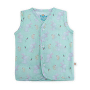 Mul Mul Cotton Front Button Baby Top |Muslin Button Type Jablas for Newborn Babies