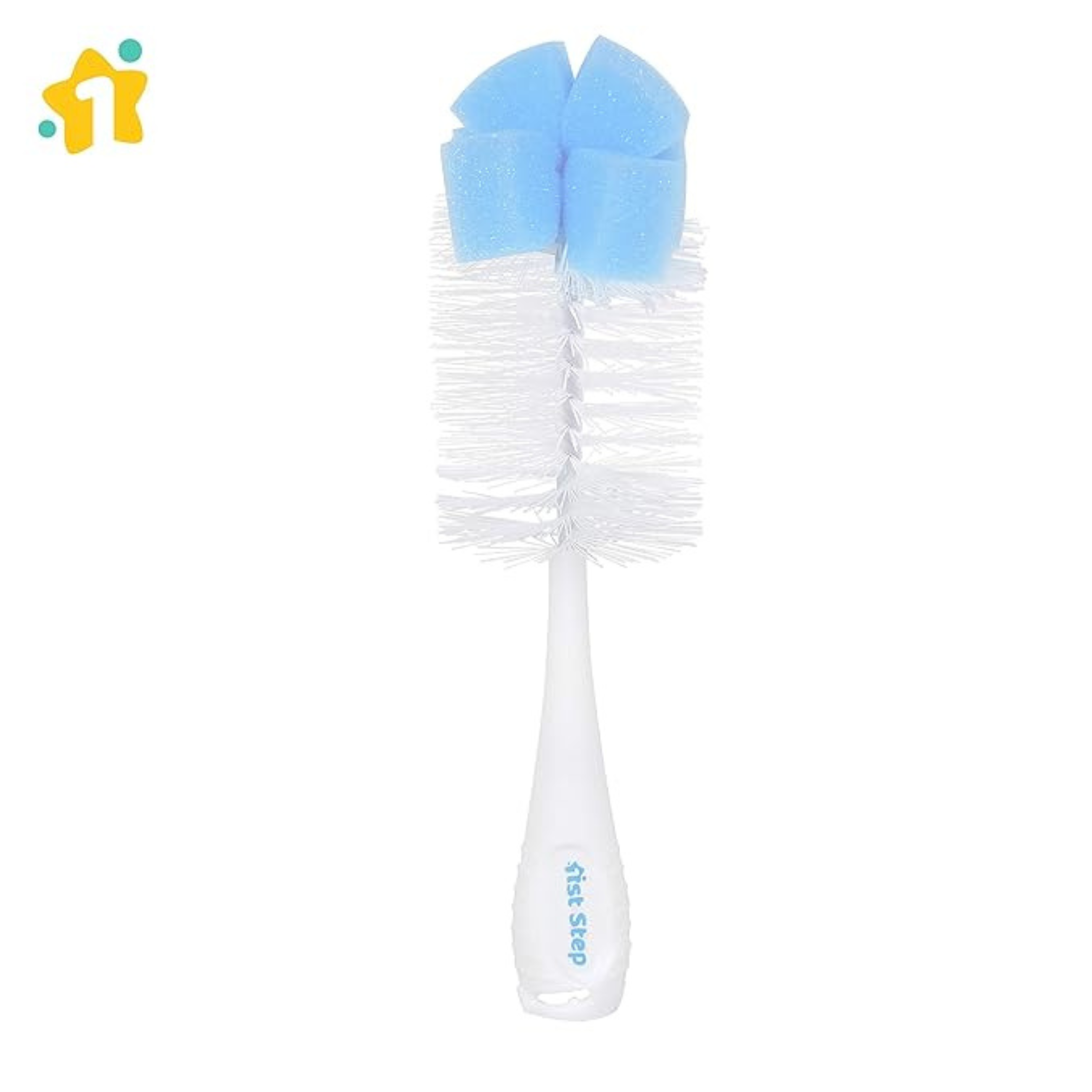 1st Step BPA Free 2 in 1 Bottle & Nipple Cleaning Brush with Suction Base | Nylon Bristles Baby Feeding Bottle Cleaner (Copy)