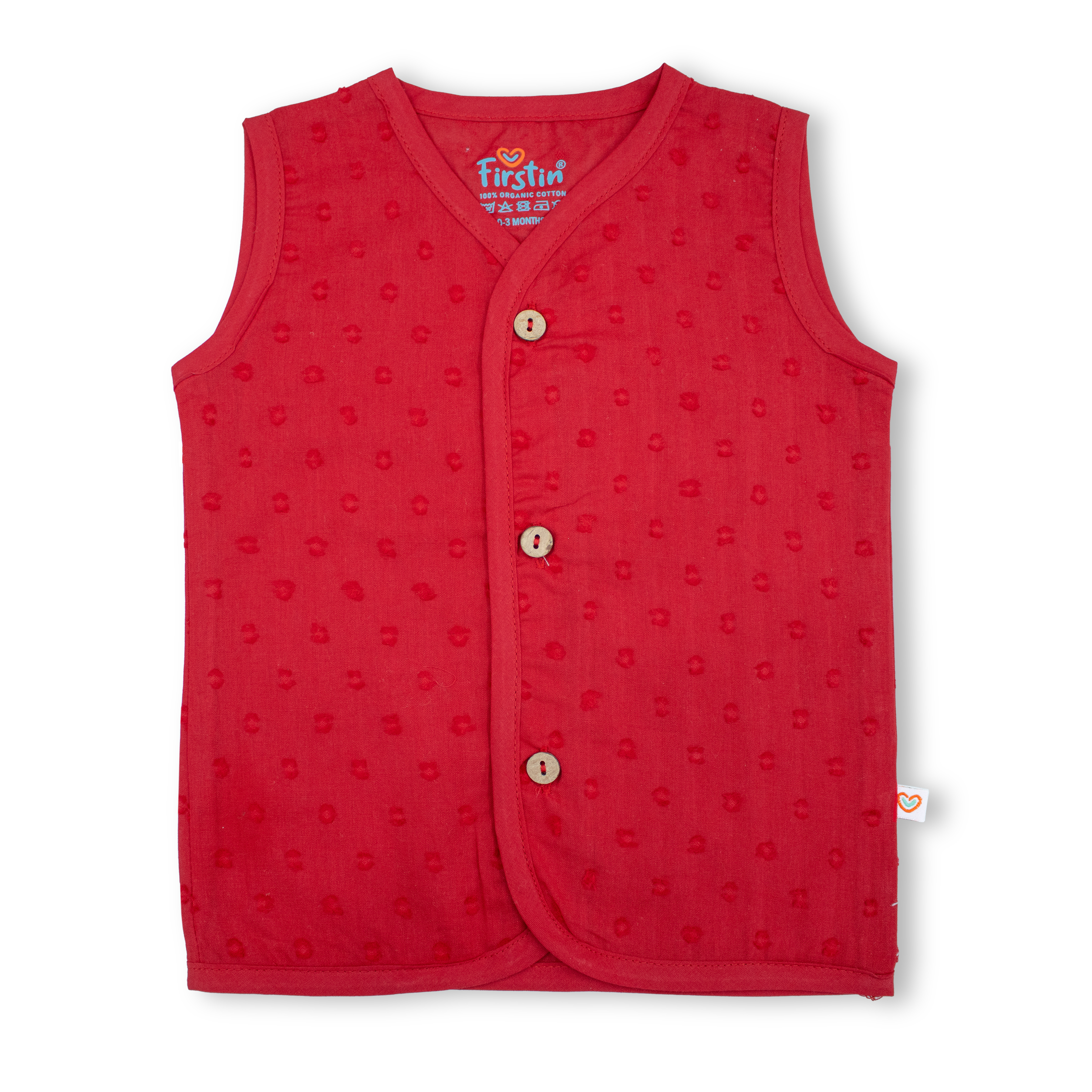 Muslin Button Type Jablas | Muslin Front Button Top For Babies