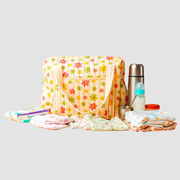 Premium Muslin Diaper Bag for Moms – Soft Cotton Baby Travel Bag with Multiple Compartments, Lightweight Maternity Tote for Newborn Essentials, Stylish & Washable