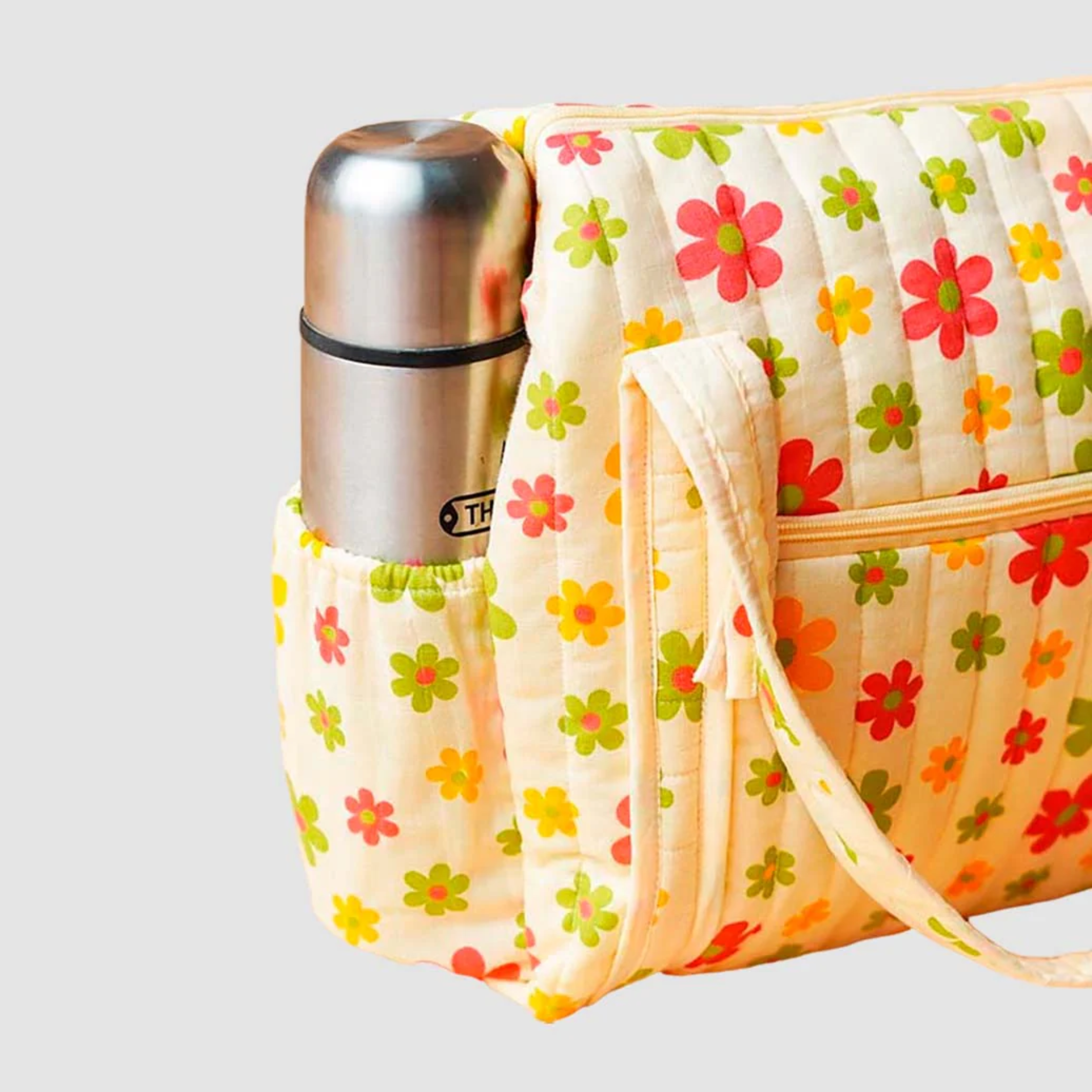 Premium Muslin Diaper Bag for Moms – Soft Cotton Baby Travel Bag with Multiple Compartments, Lightweight Maternity Tote for Newborn Essentials, Stylish & Washable