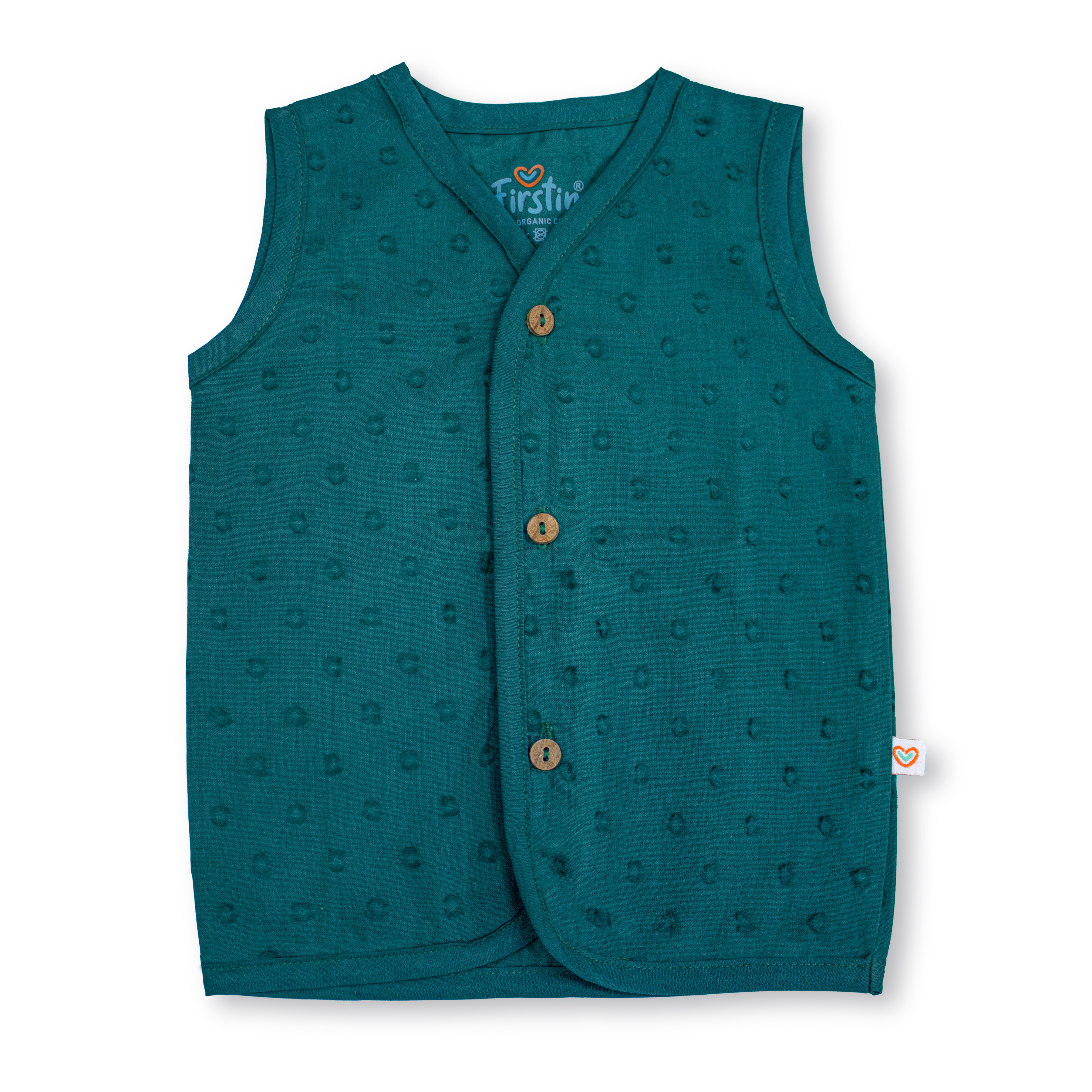 Muslin Button Type Jablas | Muslin Front Button Top For Babies