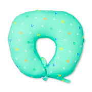 Breast Feeding & Nursing Pillow with Buckle Adjustment, 100% Organic Cotton - Green babee D