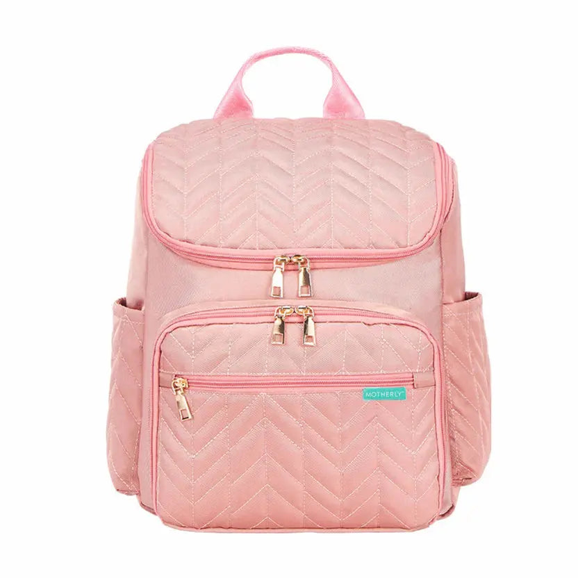 Motherly Baby Diaper Bag for Mothers specious and large travel diaper bags for Mom for travel -  Pink Motherly