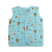 Muslin Button Type Jablas | Muslin Front Button Top For Babies|0-3 months