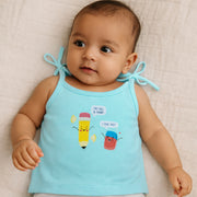 Cotton Knot Jabla for Newborn Baby | Soft Breathable Tie-Up Baby Jablas | Comfortable Daily Wear Infant Top