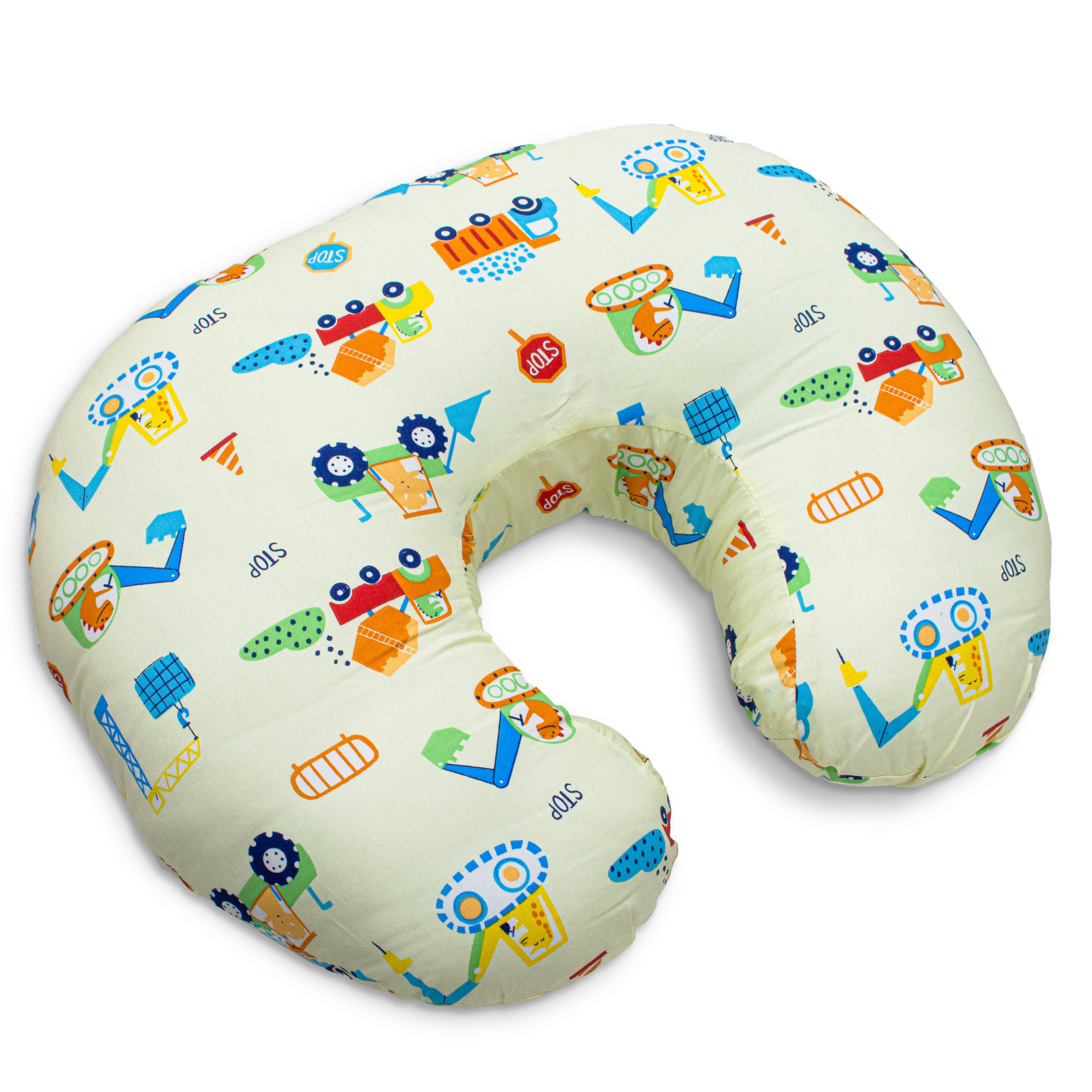 Nursing Pillow for Moms Comfy U-Shape with Handy Pocket Washable Cotton Cover, Zippers, No Foul Smell | Smart Fit for Feeding, Holding and Bonding