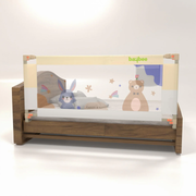 Baby Bed Rail Guard Foldable & Portable Safety Protector (200 x 80 cm) – Toddler Bed Safety Guard with Breathable Mesh, Strong Frame & Easy Installation for Kids