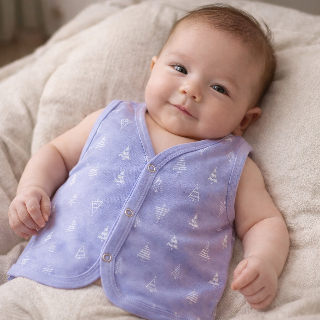 Cotton Button Jabla for Baby | Soft Breathable Front Open Jabla for Newborns & Infants | Comfortable Daily Wear