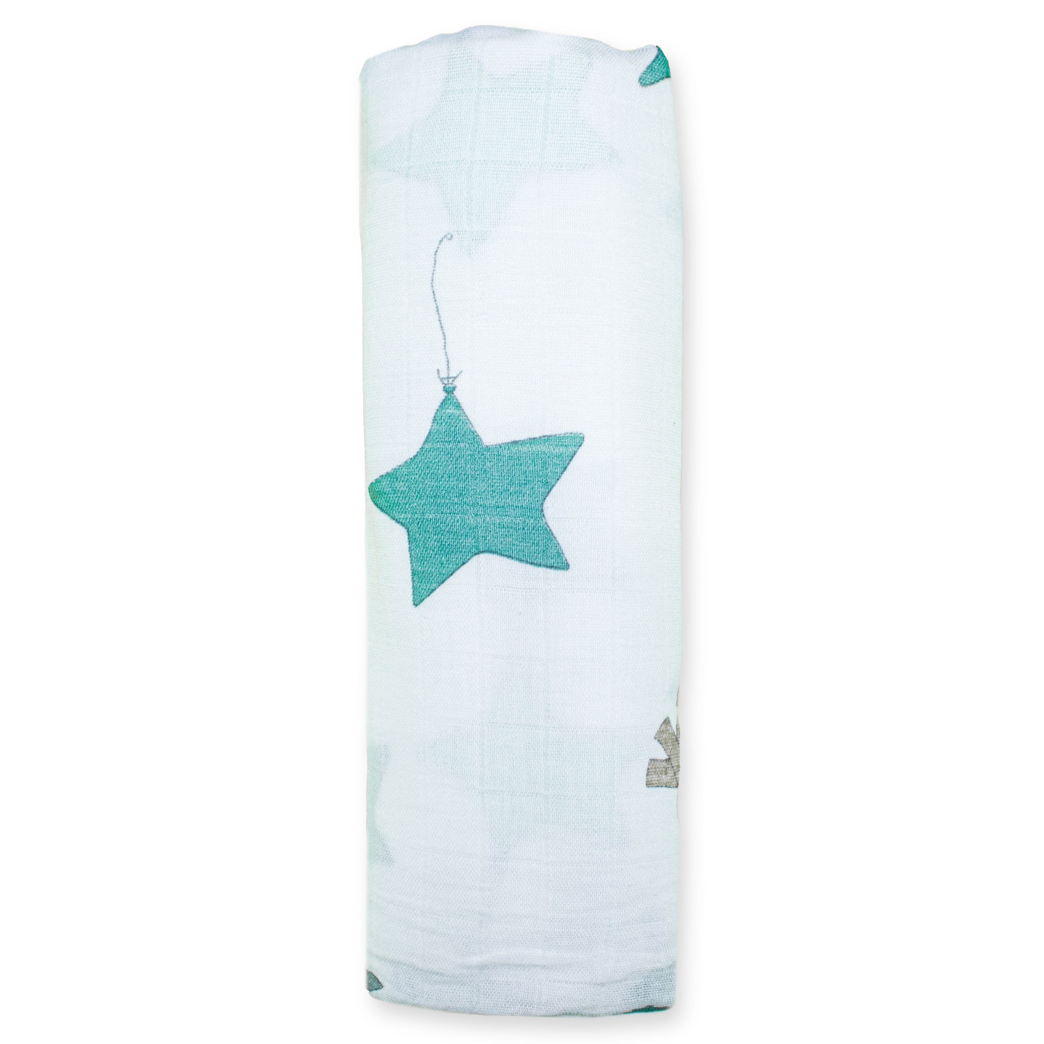 Organic 100% Cotton Baby Muslin Swaddle Cloth | Ultra-Soft & Breathable | 110×110 cm | Newborn–12 Months | Pack of 1