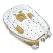Premium Oval Baby Nest Bed – Soft Cotton Newborn Lounger for Comfortable Naps | Breathable & Cozy
