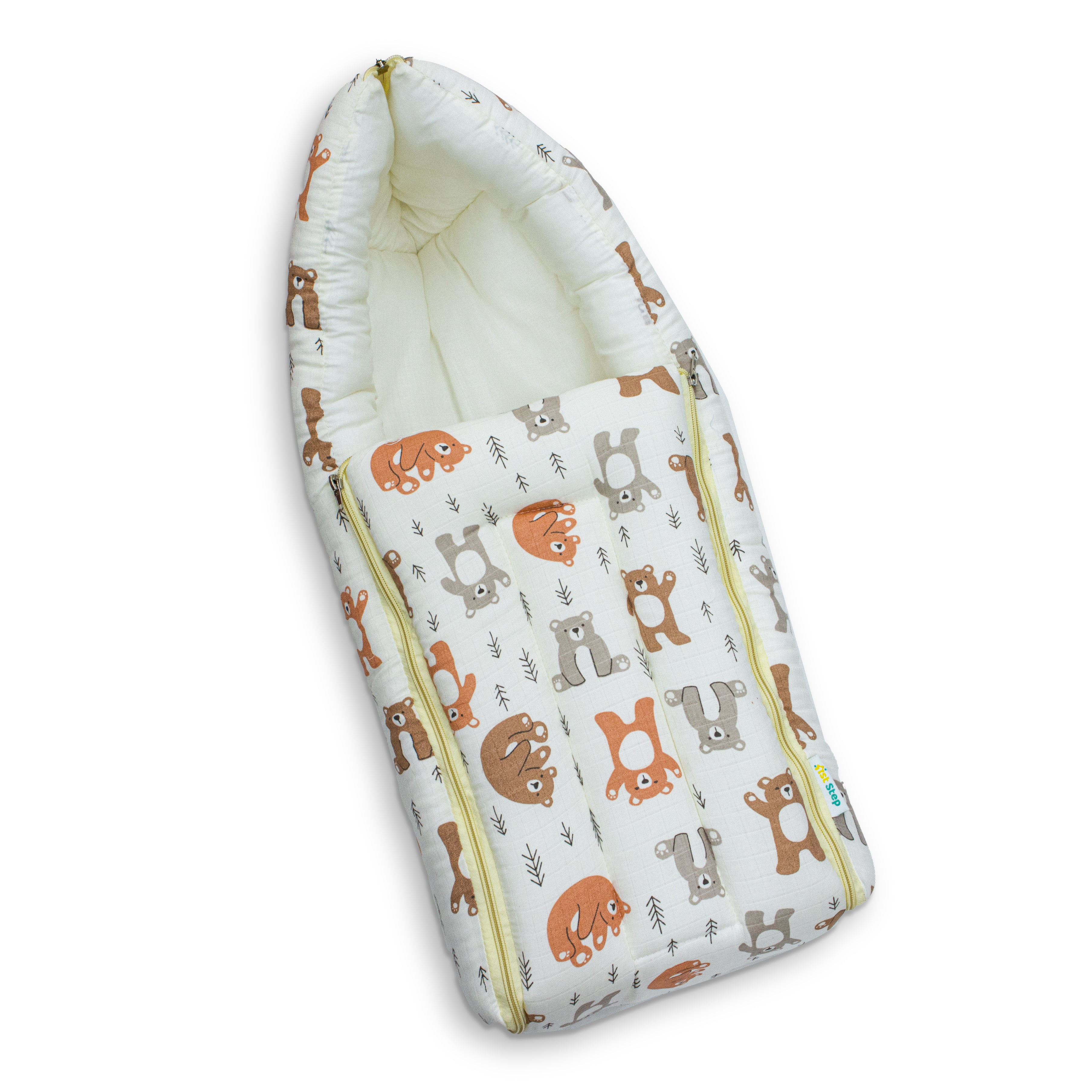 100% Organic Muslin Baby Carry Bed | Baby Muslin Carry Nest | Baby Carrier