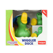 Funskool Giggles, Wiggler Duck , Pull along toy, Encourages walking,Funny walking style, 18 months & above, Infant and Preschool Toys Giggles Funskool