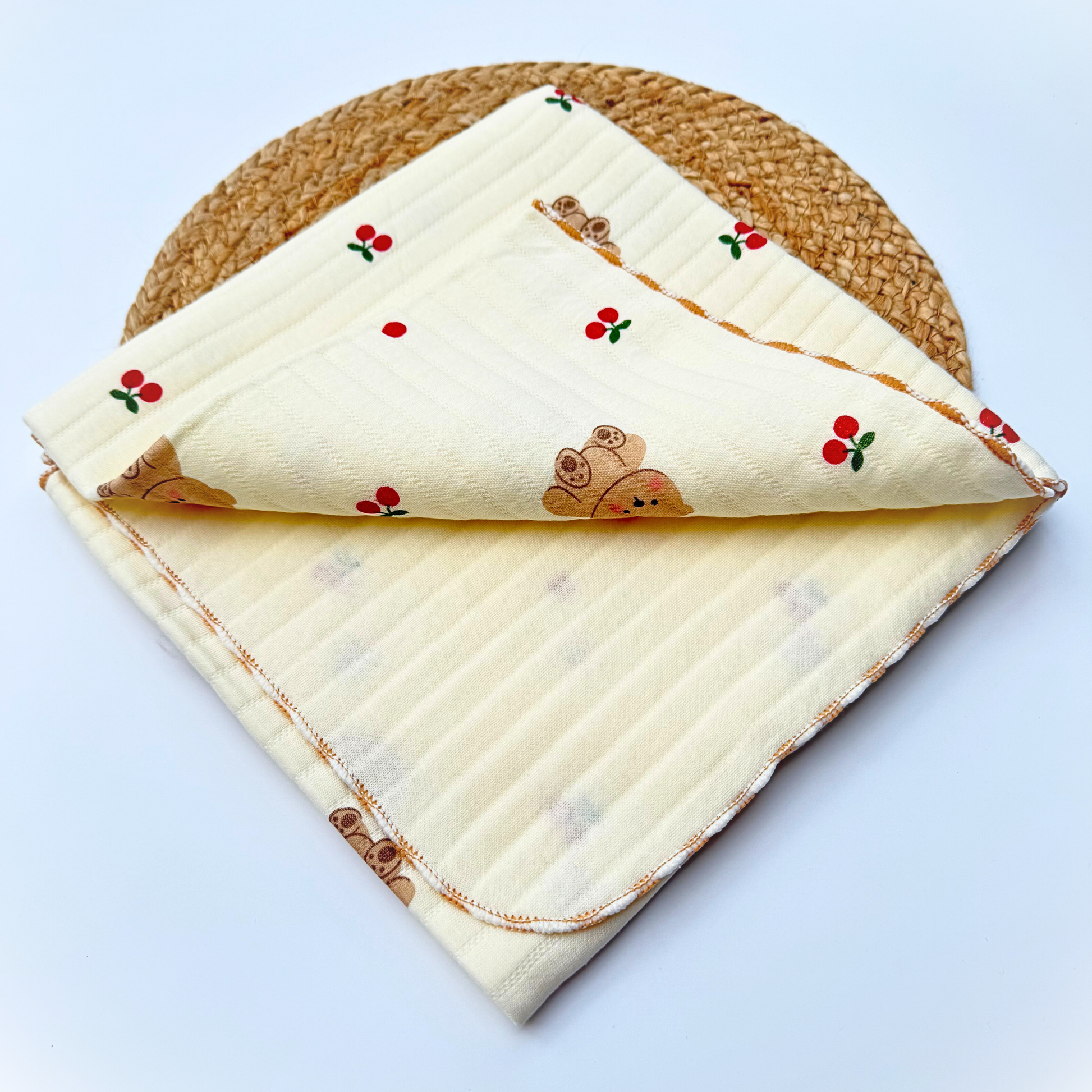 Organic 100% Cotton Baby Muslin Blanket Cloth | Ultra-Soft & Breathable | 85×85 cm | Newborn–12 Months babee D