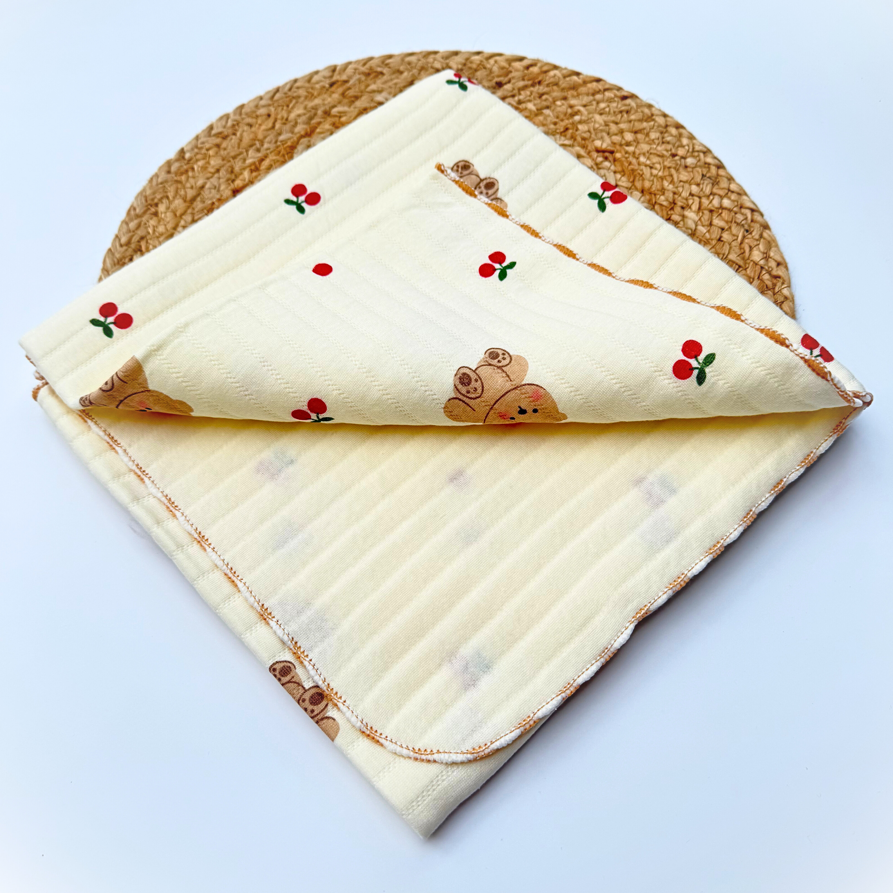 Organic 100% Cotton Baby Muslin Blanket Cloth | Ultra-Soft & Breathable | 85×85 cm | Newborn–12 Months babee D