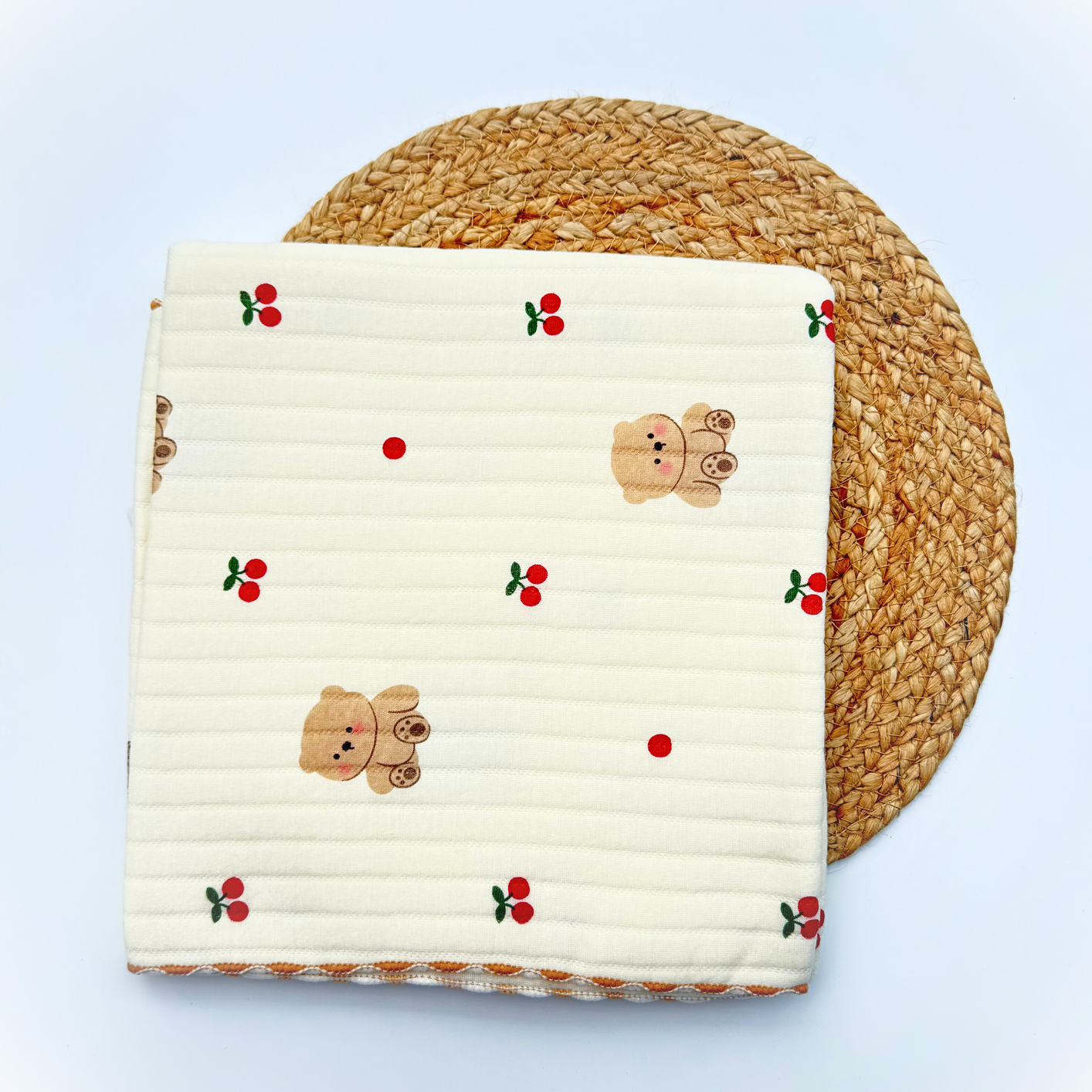 Organic 100% Cotton Baby Muslin Blanket Cloth | Ultra-Soft & Breathable | 85×85 cm | Newborn–12 Months