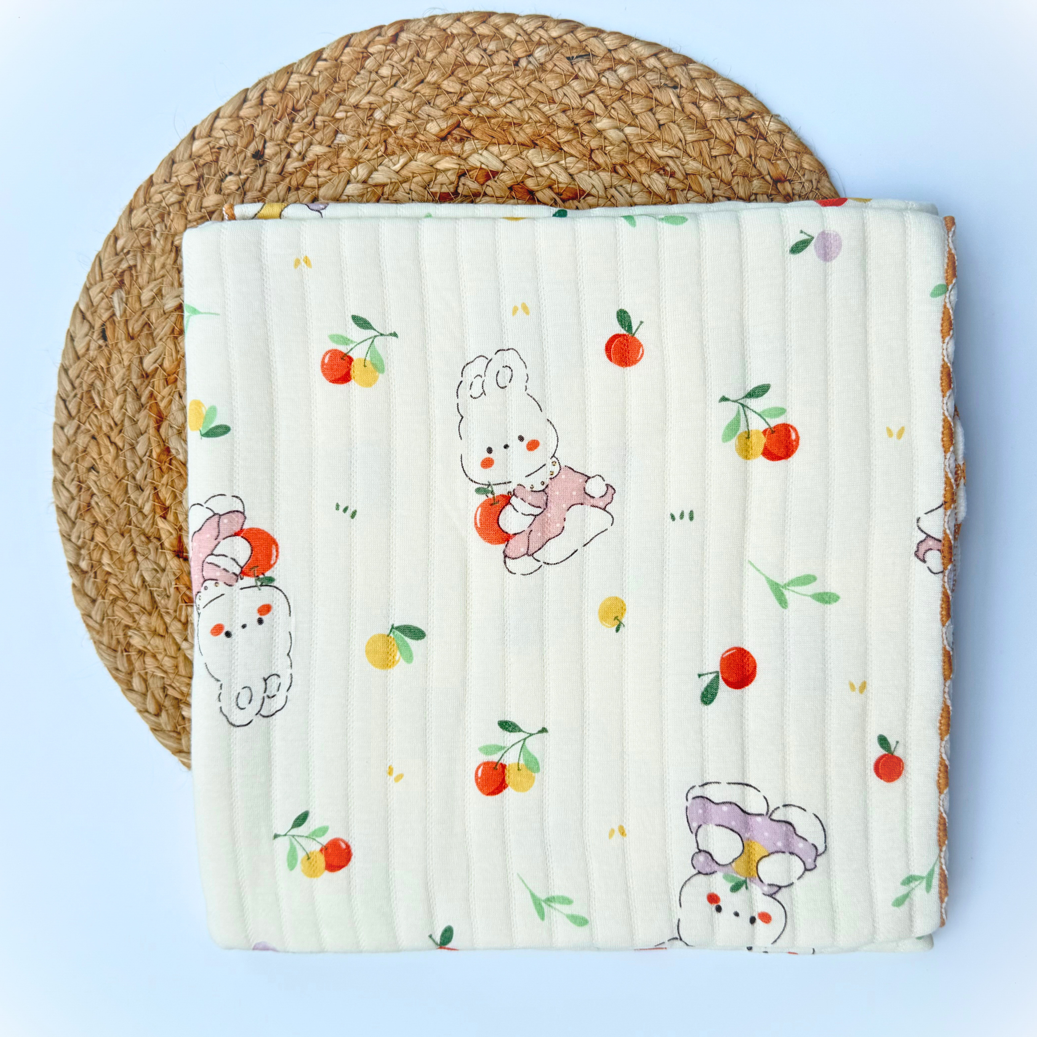 Organic 100% Cotton Baby Muslin Blanket Cloth | Ultra-Soft & Breathable | 85×85 cm | Newborn–12 Months babee D