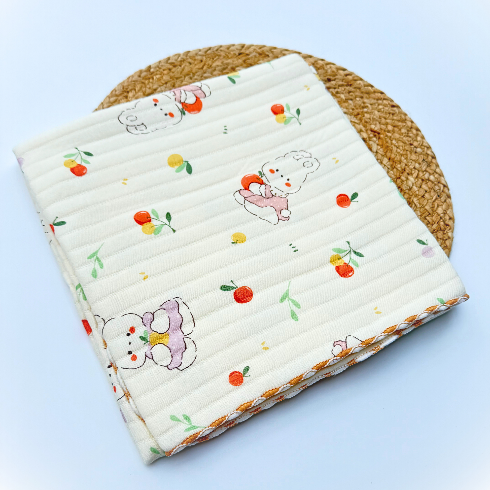 Organic 100% Cotton Baby Muslin Blanket Cloth | Ultra-Soft & Breathable | 85×85 cm | Newborn–12 Months babee D