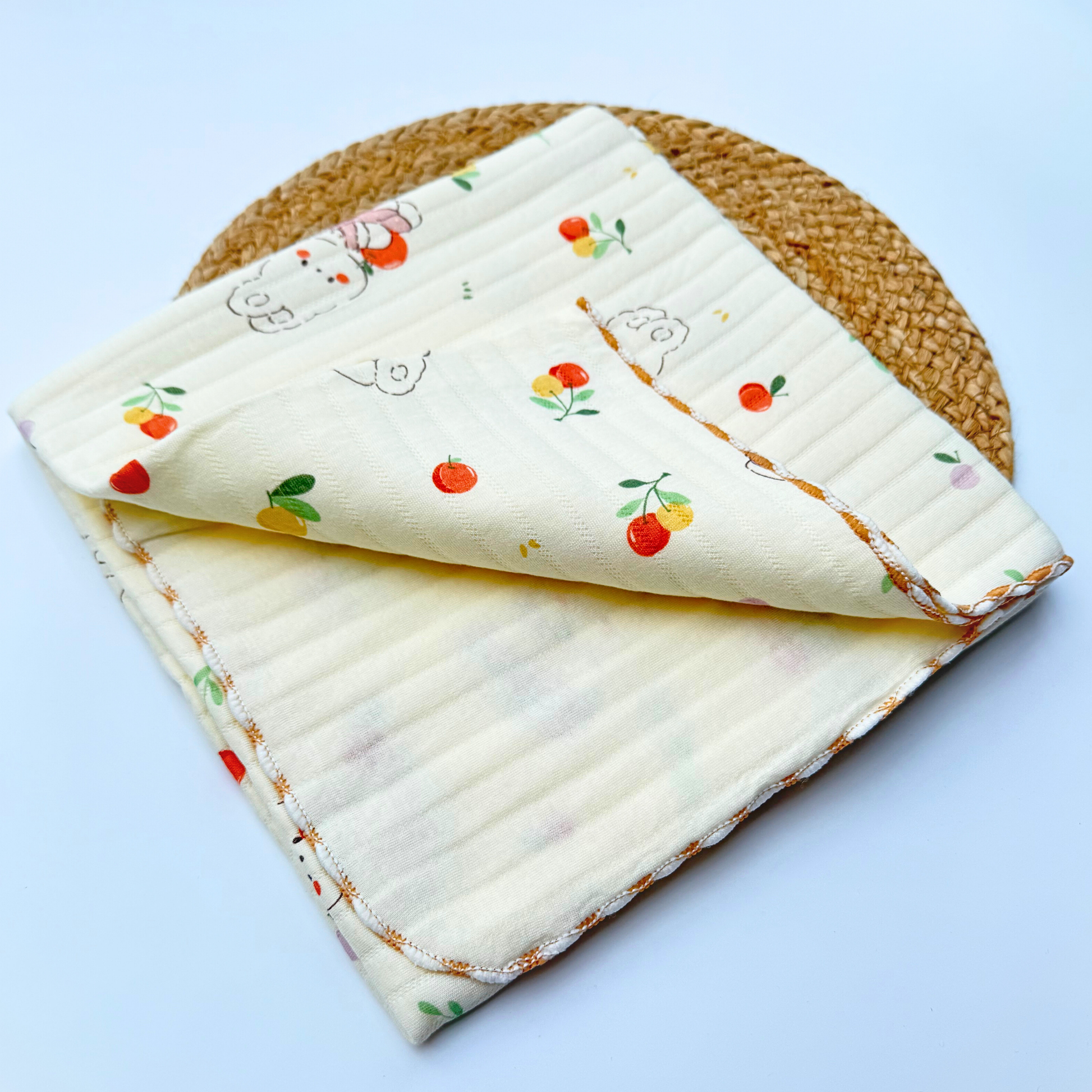 Organic 100% Cotton Baby Muslin Blanket Cloth | Ultra-Soft & Breathable | 85×85 cm | Newborn–12 Months babee D