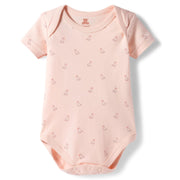 I Bears Interlock Knit Half Sleeves Onesies for Baby | Soft Cotton Baby Bodysuit for Newborns & Infants | Comfortable Daily Wear
