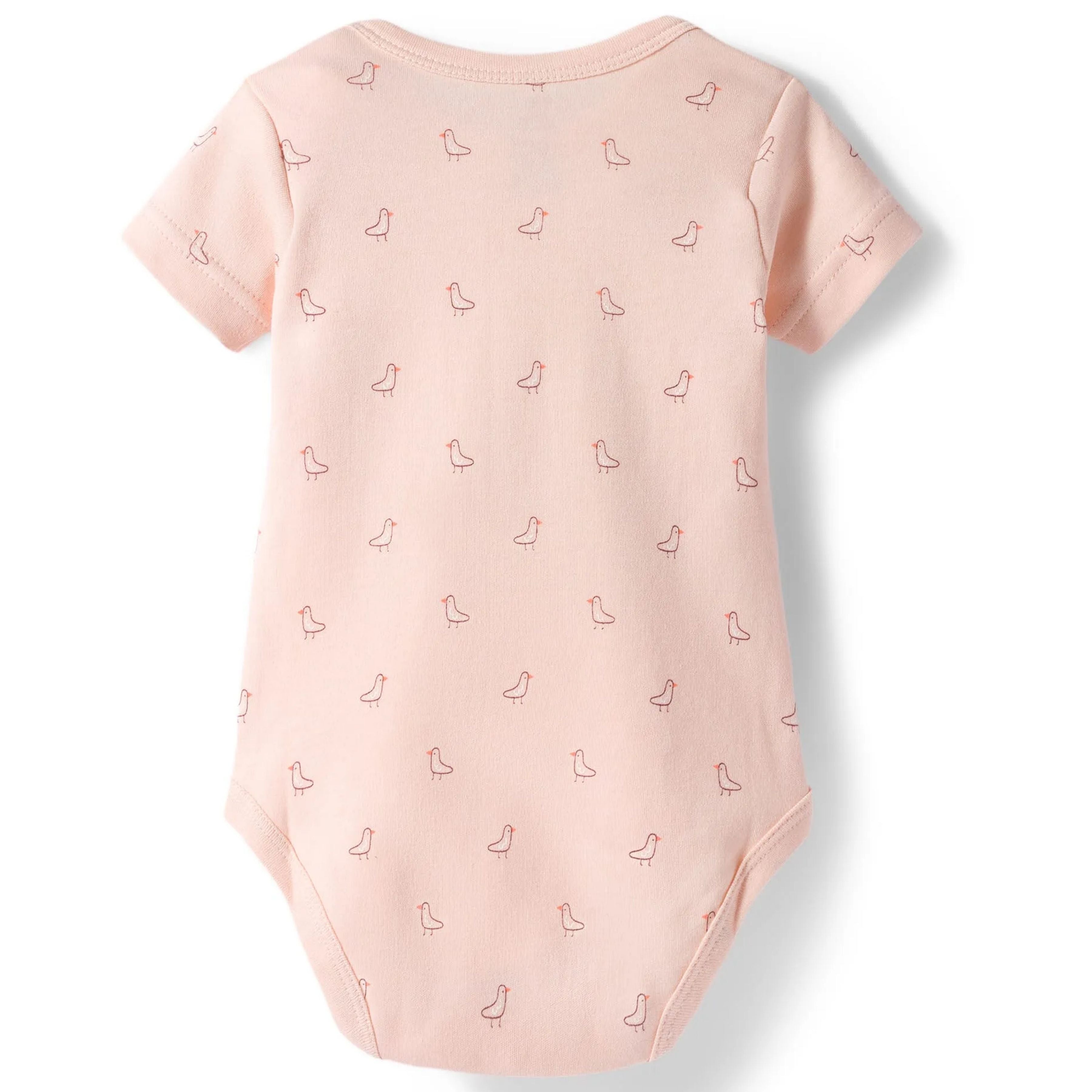 I Bears Interlock Knit Half Sleeves Onesies for Baby | Soft Cotton Baby Bodysuit for Newborns & Infants | Comfortable Daily Wear