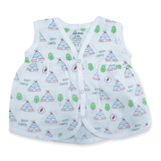100% Soft Muslin Cotton Snap Button Baby Frock | Breathable Lightweight Summer Baby Dress