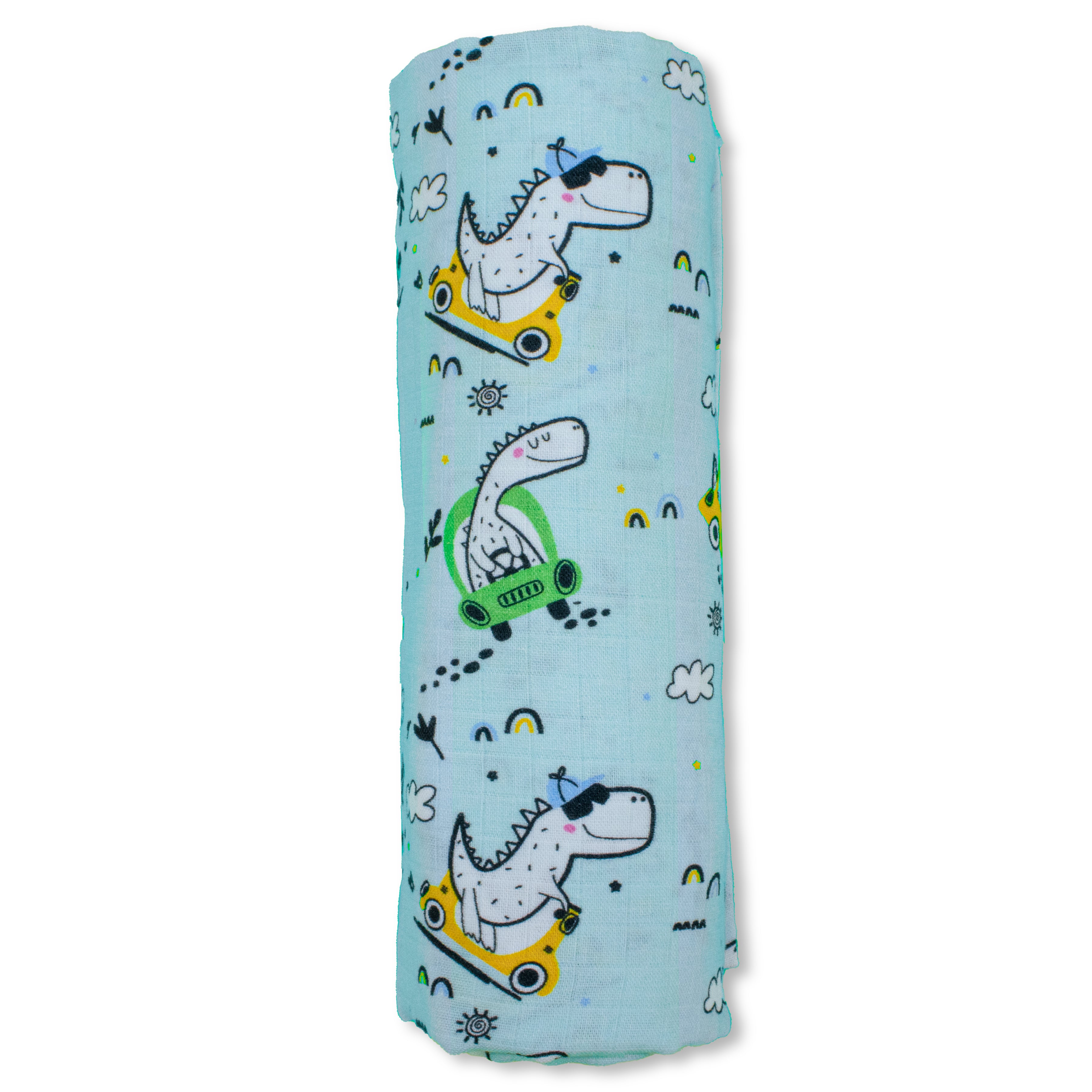 Organic 100% Cotton Baby Muslin Swaddle Cloth | Ultra-Soft & Breathable | 110×110 cm | Newborn–12 Months | Pack of 1